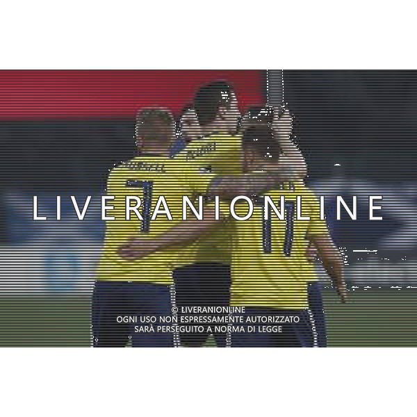 UEFA European Qualifiers Group I San Marino - Scozia 24/03/2019 nella foto: Esultanza scozia ©Claudio Zamagni/Agenzi Aldo Liverani s.a.s. scotland celebrates after scoring a goal during UEFA European Qualifiers Group Stage I between San Marino and Scotland at San Marino Olympic Stadium on March 24 2019 photo credit by Claudio Zamagni/Aldo Liverani Photo Agency