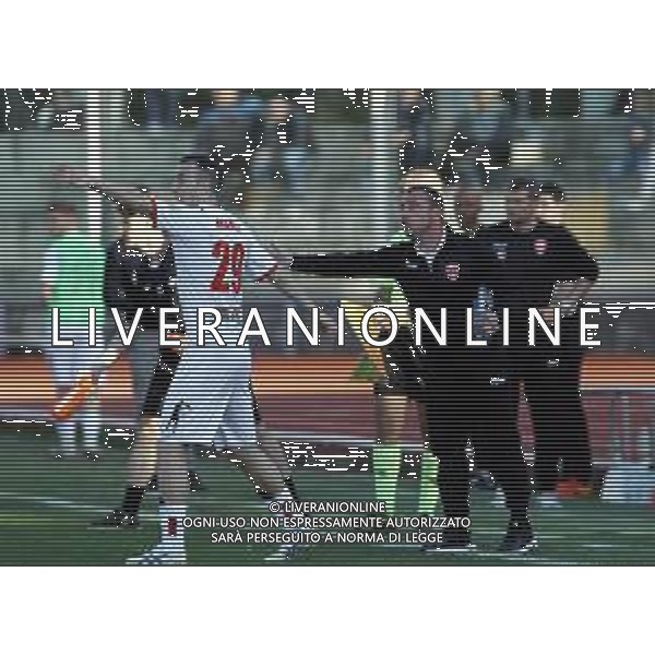 IMOLA 24 03 2019 IMOLESE CALCIO-MONZA 1-3 SERIE C NELLA FOTO CRISTIAN BROCCHI ALLENATORE E MARCHI ETTORE MONZA CALCIO FOTO GIANNI SANNA-AG ALDO LIVERANI SAS