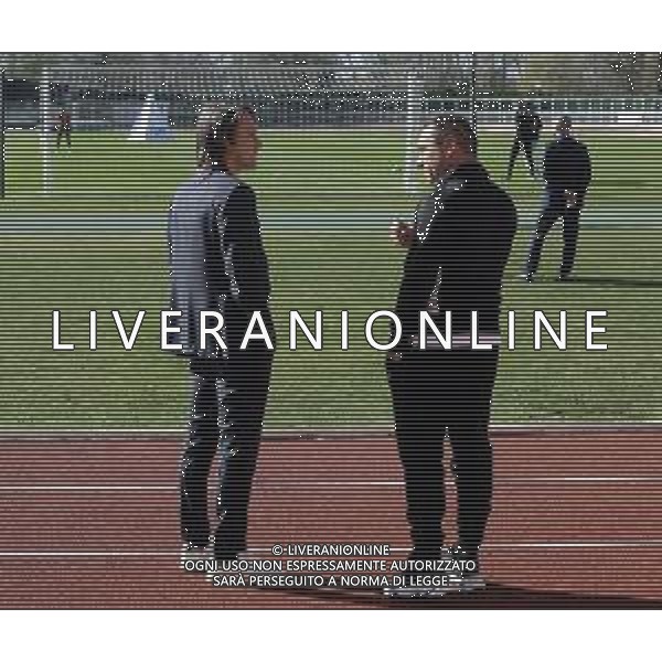 IMOLA 24 03 2019 IMOLESE CALCIO-MONZA 1-3 SERIE C NELLA FOTO LORENZO SPAGNOLI PRSEIDENTE IMOLESE CALCIO E CRISTIAN BROCCHI ALLENATORE MONZA CALCIO FOTO GIANNI SANNA-AG ALDO LIVERANI SAS