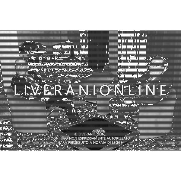 ADRIANO GALLIANI , dirigente sportivo italiano - RETROSPETTIVA Nella foto con Fedele Confalonieri ©ARCHIVIO / AGENZIA ALDO LIVERANI SAS