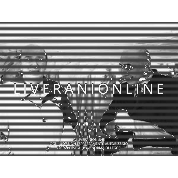 ADRIANO GALLIANI , dirigente sportivo italiano - RETROSPETTIVA Nella foto con Paolo Mantovani ©ARCHIVIO / AGENZIA ALDO LIVERANI SAS