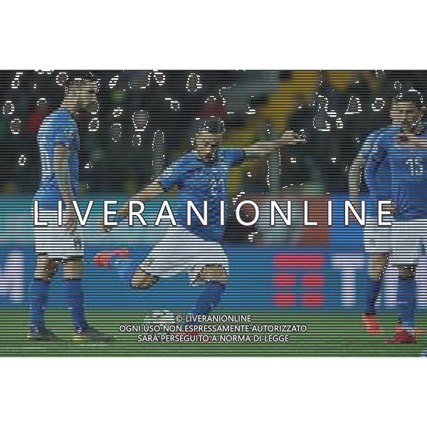 UEFA European Qualifiers Group J Parma - 26.03.2019 Italia-Liechtenstein Nella Foto:occasione di fabio quagliarella su punizione /Ph.Vitez-Ag. Aldo Liverani