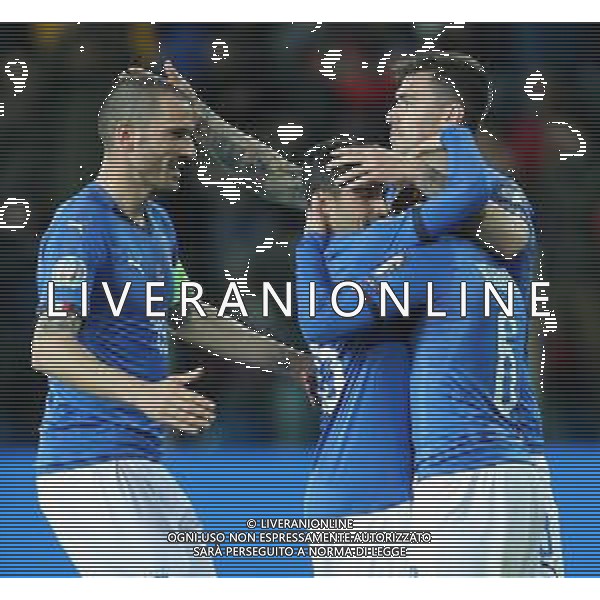 UEFA European Qualifiers Group J Parma - 26.03.2019 Italia-Liechtenstein Nella Foto: esultanza dopo il gol di marco verratti /Ph.Vitez-Ag. Aldo Liverani