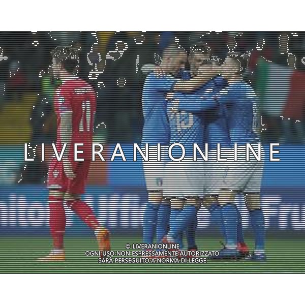 UEFA European Qualifiers Group J Parma - 26.03.2019 Italia-Liechtenstein Nella Foto: esultanza dopo il gol di marco verratti /Ph.Vitez-Ag. Aldo Liverani