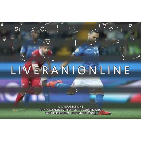 UEFA European Qualifiers Group J Parma - 26.03.2019 Italia-Liechtenstein Nella Foto: il gol su rigore di fabio quagliarella /Ph.Vitez-Ag. Aldo Liverani