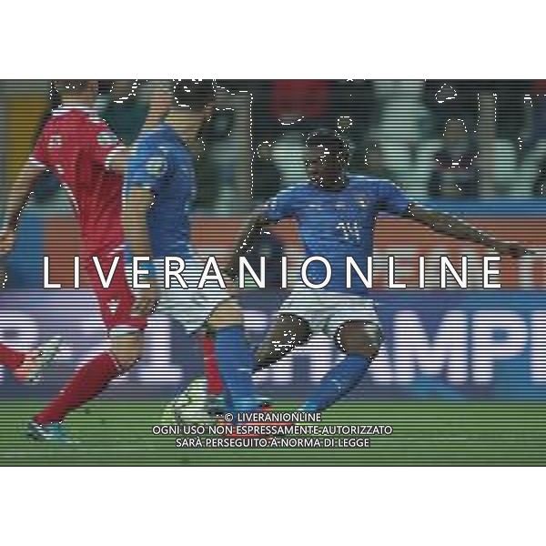 UEFA European Qualifiers Group J Parma - 26.03.2019 Italia-Liechtenstein Nella Foto: Moise Kean colpisce la traversa /Ph.Vitez-Ag. Aldo Liverani