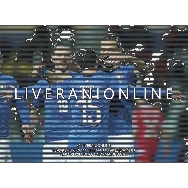 UEFA European Qualifiers Group J Parma - 26.03.2019 Italia-Liechtenstein Nella Foto: esultanza dopo il secondo gol su rigore di fabio quagliarella /Ph.Vitez-Ag. Aldo Liverani