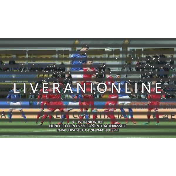 UEFA European Qualifiers Group J Parma - 26.03.2019 Italia-Liechtenstein Nella Foto:occasione di testa di alessio romagnoli /Ph.Vitez-Ag. Aldo Liverani