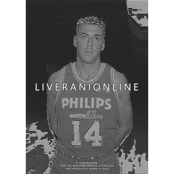 1991-1992 FOTO UFFICIALE PHILIPS OLIMPIA BASKET MILANO NELLA FOTO PIERO MONTECCHI AG ALDO LIVERANI SAS