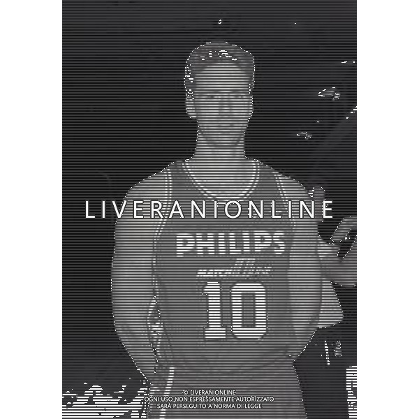 1991-1992 FOTO UFFICIALE PHILIPS OLIMPIA BASKET MILANO NELLA FOTO JOHNNY ROGERS AG ALDO LIVERANI SAS