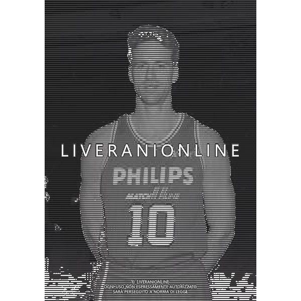 1991-1992 FOTO UFFICIALE PHILIPS OLIMPIA BASKET MILANO NELLA FOTO JOHNNY ROGERS AG ALDO LIVERANI SAS