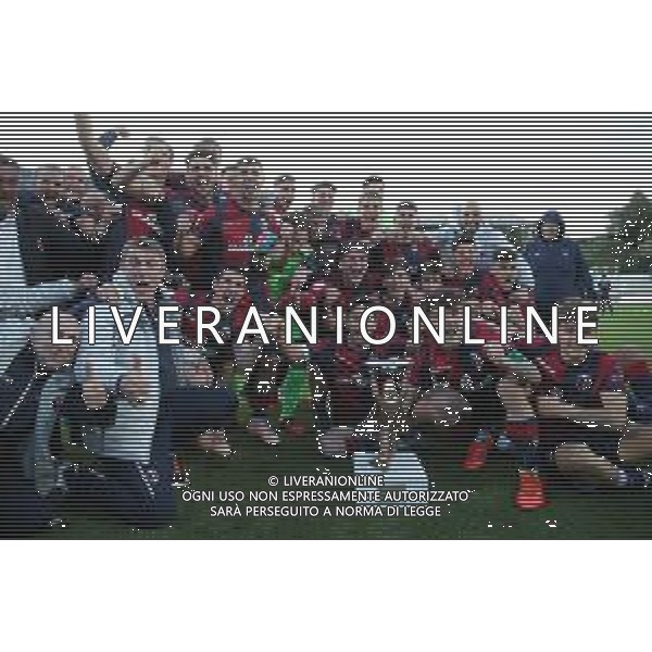 71mo Viareggio Cup World Football Tournament Coppa Carnevale Finale La Spezia - 27.03.2019 Bologna-Genoa Nella Foto: esultanza e festeggiamenti per la vittoria del bologna a fine gara con la coppa - trofeo /Ph.Vitez-Ag. Aldo Liverani