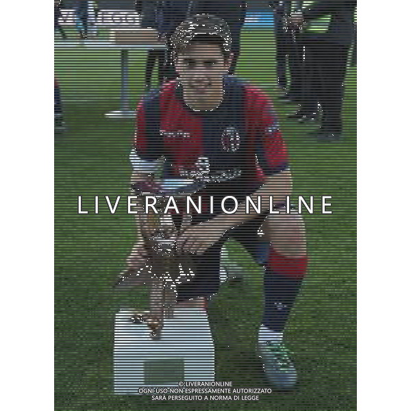71mo Viareggio Cup World Football Tournament Coppa Carnevale Finale La Spezia - 27.03.2019 Bologna-Genoa Nella Foto: esultanza e festeggiamenti per la vittoria del bologna a fine gara cossalter alex con la coppa - trofeo /Ph.Vitez-Ag. Aldo Liverani