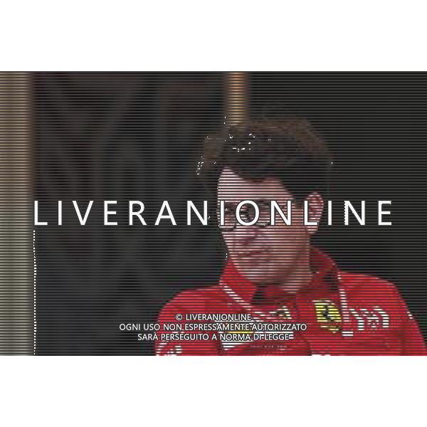 Mattia Binotto (ITA) Ferrari Team Principal. 29.03.2019. Formula 1 World Championship, Rd 2, Bahrain Grand Prix, Sakhir, Bahrain, Practice Day AG ALDO LIVERANISAS-ONLY ITALY