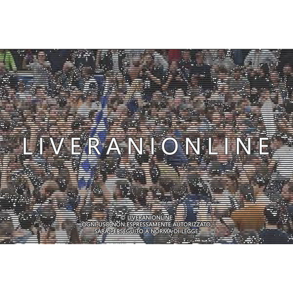 31-03-2019 BOLOGNA- FORTITUDO BOLOGNA-BONDI FERRARA NELLA FOTO INVASIONE DEI TIFOSI DELLA FORTITUDO BOLOGNA A FINE GARA PER LA PROMOZIONE IN A1 OPTIMA-FOTO-AG ALDO LIVERANI SAS
