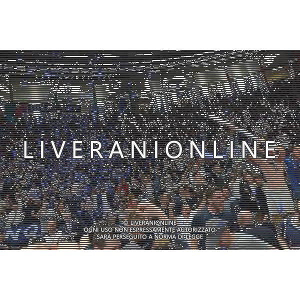 31-03-2019 BOLOGNA- FORTITUDO BOLOGNA-BONDI FERRARA NELLA FOTO INVASIONE DEI TIFOSI DELLA FORTITUDO BOLOGNA A FINE GARA PER LA PROMOZIONE IN A1 OPTIMA-FOTO-AG ALDO LIVERANI SAS