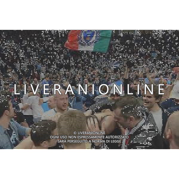 31-03-2019 BOLOGNA- FORTITUDO BOLOGNA-BONDI FERRARA NELLA FOTO INVASIONE DEI TIFOSI DELLA FORTITUDO BOLOGNA A FINE GARA PER LA PROMOZIONE IN A1 OPTIMA-FOTO-AG ALDO LIVERANI SAS