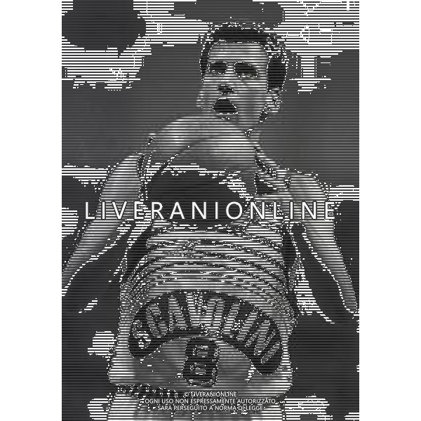 1987-88 MILANO- TRACER MILAN BASKET-SCAVOLINI PESARO BASKET NELLA FOTO PETROVIC AZA AG ALDO LIVERANI SAS