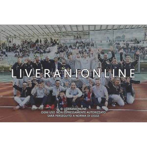 IMOLA 31 03 2019 IMOLESE CALCIO-TRIESTINA SERIE C NELLA FOTO KAOS IMOLESE CALCIO A5 PROMOZIONE IN A2 PREMIAZIONE CON PRESIDENTE LORENZO SPAGNOLI FOTO GIANNI SANNA-AG ALDO LIVERANI SAS