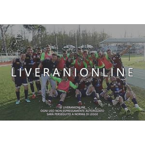 IMOLA 31 03 2019 IMOLESE CALCIO-TRIESTINA 2-1 SERIE C NELLA FOTO SQUADRA DOPO LA PARTITA FOTO GIANNI SANNA-AG ALDO LIVERANI SAS