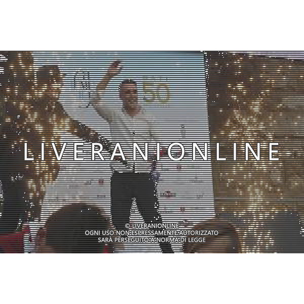 Firenze 31/03/2019 - Festeggiamenti in Piazza della Signoria per celebrare i 50 anni dil Gabriel Batistuta ©Claudio Zamagni/Agenzia Aldo Liverani