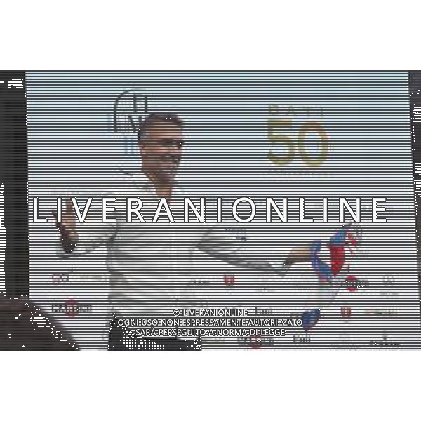 Firenze 31/03/2019 - Festeggiamenti in Piazza della Signoria per celebrare i 50 anni dil Gabriel Batistuta ©Claudio Zamagni/Agenzia Aldo Liverani