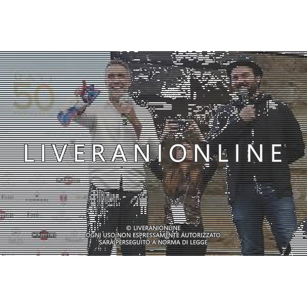 Firenze 31/03/2019 - Festeggiamenti in Piazza della Signoria per celebrare i 50 anni dil Gabriel Batistuta ©Claudio Zamagni/Agenzia Aldo Liverani