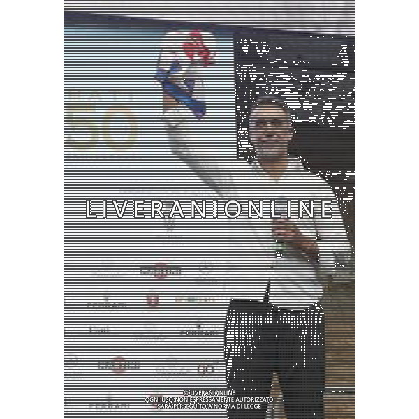 Firenze 31/03/2019 - Festeggiamenti in Piazza della Signoria per celebrare i 50 anni dil Gabriel Batistuta ©Claudio Zamagni/Agenzia Aldo Liverani