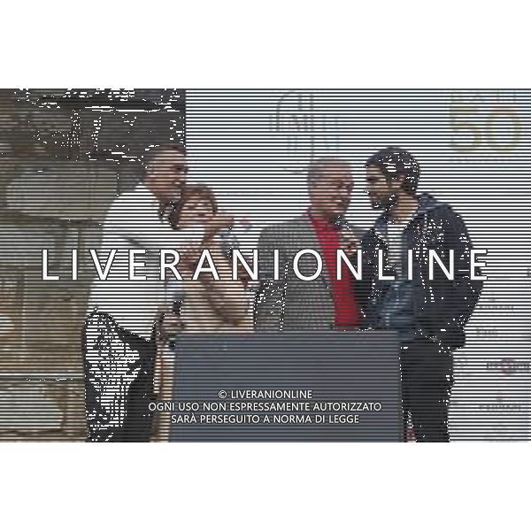 Firenze 31/03/2019 - Festeggiamenti in Piazza della Signoria per celebrare i 50 anni dil Gabriel Batistuta ©Claudio Zamagni/Agenzia Aldo Liverani