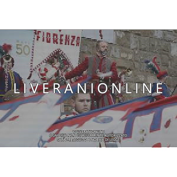 Firenze 31/03/2019 - Festeggiamenti in Piazza della Signoria per celebrare i 50 anni dil Gabriel Batistuta ©Claudio Zamagni/Agenzia Aldo Liverani