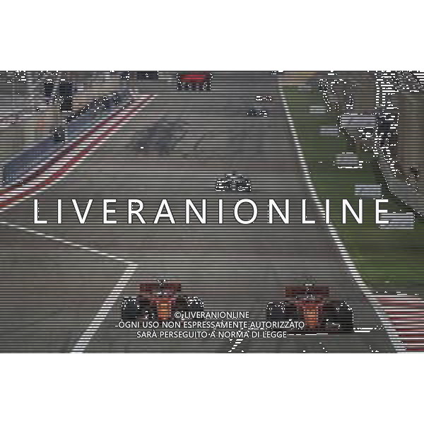 Charles Leclerc (MON) Ferrari SF90 passes team mate Sebastian Vettel (GER) Ferrari SF90. 31.03.2019. Formula 1 World Championship, Rd 2, Bahrain Grand Prix, Sakhir, Bahrain, Race Day. / AGENZIA ALDO LIVERANI SAS - ITALY ONLY EDITORIAL USE ONLY