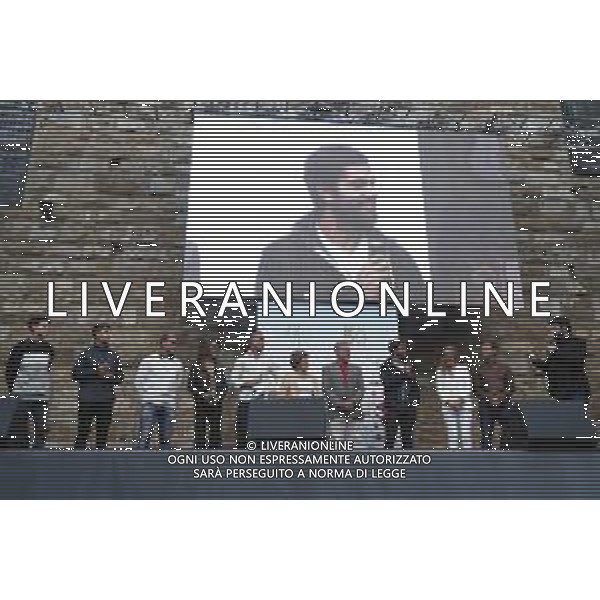 Firenze 31/03/2019 - Festeggiamenti in Piazza della Signoria per celebrare i 50 anni dil Gabriel Batistuta ©Claudio Zamagni/Agenzia Aldo Liverani