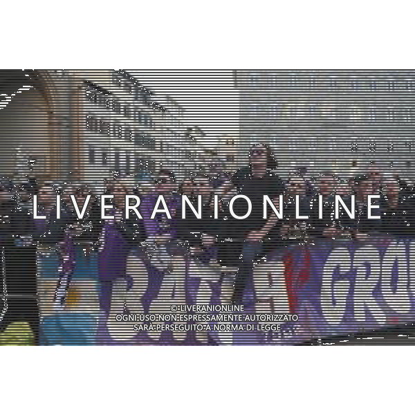 Firenze 31/03/2019 - Festeggiamenti in Piazza della Signoria per celebrare i 50 anni dil Gabriel Batistuta ©Claudio Zamagni/Agenzia Aldo Liverani