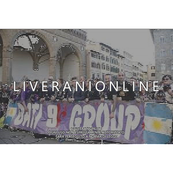 Firenze 31/03/2019 - Festeggiamenti in Piazza della Signoria per celebrare i 50 anni dil Gabriel Batistuta ©Claudio Zamagni/Agenzia Aldo Liverani