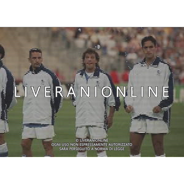 1998 CAMPIONATO DEL MONDO DI CALCIO FRANCIA 98 NELLA FOTO ROBERTO BAGGIO-FRANCESCO MORIERO-ALESSANDRO NESTA AG ALDO LIVERANI SAS