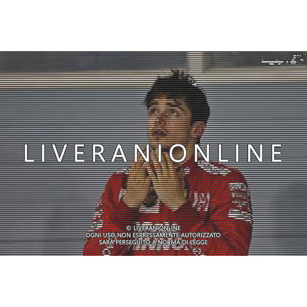 Third placed Charles Leclerc (MON) Ferrari in parc ferme. 31.03.2019. Formula 1 World Championship, Rd 2, Bahrain Grand Prix, Sakhir, Bahrain, Race Day. AG ALDO LIVERANI SAS-ONLY ITALY