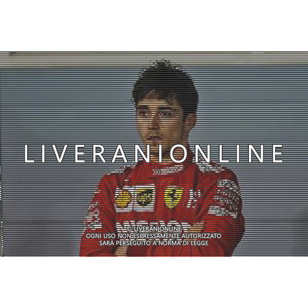 Third placed Charles Leclerc (MON) Ferrari in parc ferme. 31.03.2019. Formula 1 World Championship, Rd 2, Bahrain Grand Prix, Sakhir, Bahrain, Race Day. AG ALDO LIVERANI SAS-ONLY ITALY