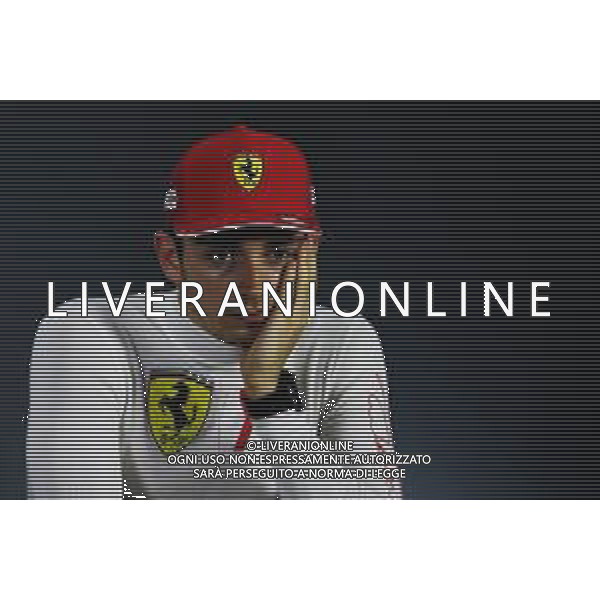 Third placed Charles Leclerc (MON) Ferrari in the post race FIA Press Conference. 31.03.2019. Formula 1 World Championship, Rd 2, Bahrain Grand Prix, Sakhir, Bahrain, Race Day. AG ALDO LIVERANI SAS-ONLY ITALY