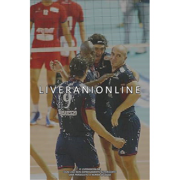 BASSANO DEL GRAPPA (VI) 16/05/2005 BASSANO VOLLEY-TERRA SARDA CAGLIARI NELLA FOTO: ESULTANZA FOTO PAOLA GARBUIO/ALDO LIVERANI s.a.s