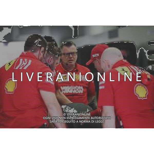 Mick Schumacher (GER) Ferrari Test Driver with Jock Clear (GBR) Ferrari Engineering Director. 02.04.2019. Formula One Testing, Sakhir, Bahrain, Tuesday. AG ALDO LIVERANI SAS-ONLY ITALY