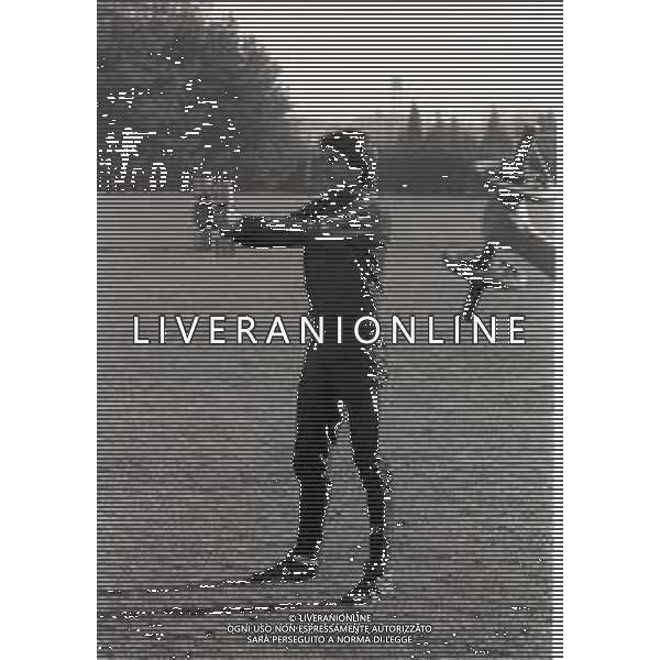 RETROSPETTIVA CLAUDIO AMBU CALCIATORE NELLA FOTO CLAUDIO AMBU AG ALDO LIVERANI SAS