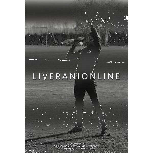 RETROSPETTIVA CLAUDIO AMBU CALCIATORE NELLA FOTO CLAUDIO AMBU AG ALDO LIVERANI SAS