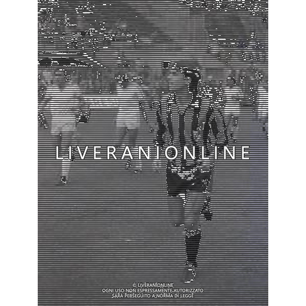 RETROSPETTIVA CLAUDIO AMBU CALCIATORE NELLA FOTO CLAUDIO AMBU CON LA MAGLIA DELL\'INTER AG ALDO LIVERANI SAS