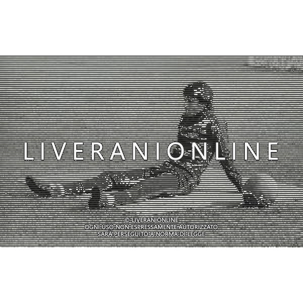 RETROSPETTIVA CLAUDIO AMBU CALCIATORE NELLA FOTO CLAUDIO AMBU AG ALDO LIVERANI SAS
