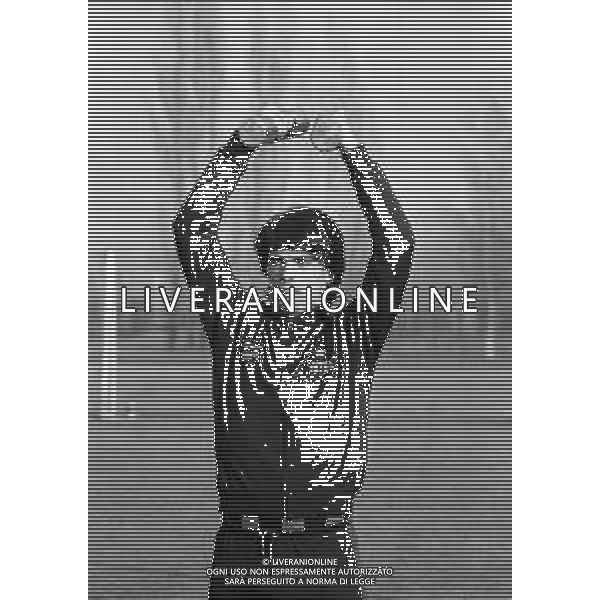 RETROSPETTIVA CLAUDIO AMBU CALCIATORE NELLA FOTO CLAUDIO AMBU AG ALDO LIVERANI SAS