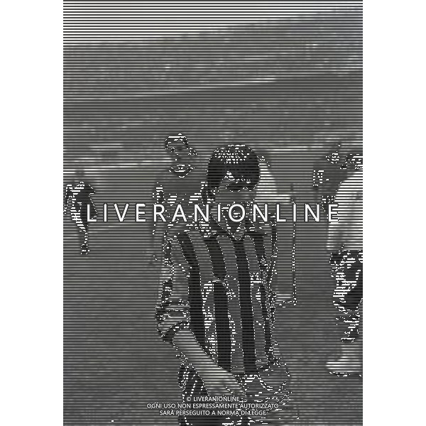 RETROSPETTIVA CLAUDIO AMBU CALCIATORE NELLA FOTO CLAUDIO AMBU CON LA MAGLIA DELL\'INTER AG ALDO LIVERANI SAS