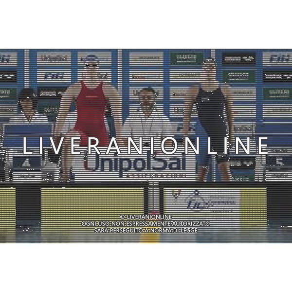 Riccione 03/04/2019 - Campionati Assoluti di Nuoto - nella foto: ilaria bianchi e alessia polieri ©Claudio Zamagni/Agenzia Aldo Liverani