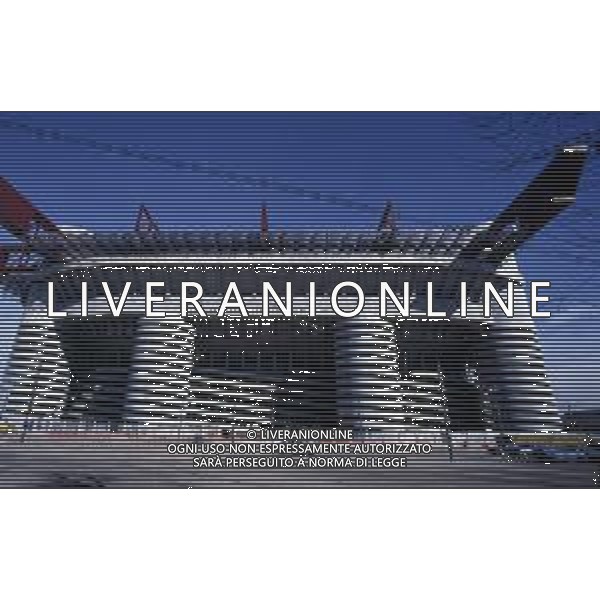 STADIO MEAZZA, di San Siro Milano, ospita le gare interne di Inter e Milan - RETROSPETTIVA Nella foto: nel 1989-1990 Veduta esterna ©ARCHIVIO / AGENZIA ALDO LIVERANI SAS