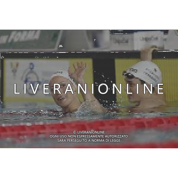 Riccione 04/04/2019 - Campionati Assoluti di Nuoto - nella foto: esultanza federica pellegrini ©Claudio Zamagni/Agenzia Aldo Liverani