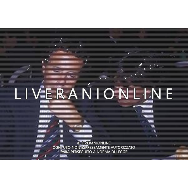 RETROSPETTIVA CESARE FIORIO DIRIGENTE SPORTIVO ITALIANO NELLA FOTO CESARE FIORIO CON IL FIGLIO ALESSANDRO AG ALDO LIVERANI SAS